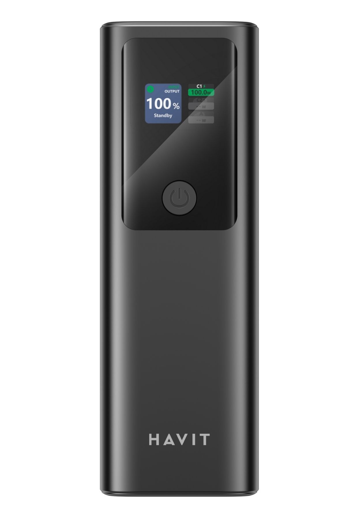 PB50 PD140W Dijital Ekranlı 27000mAh Yüksek Kapasiteli Powerbank – Siyah