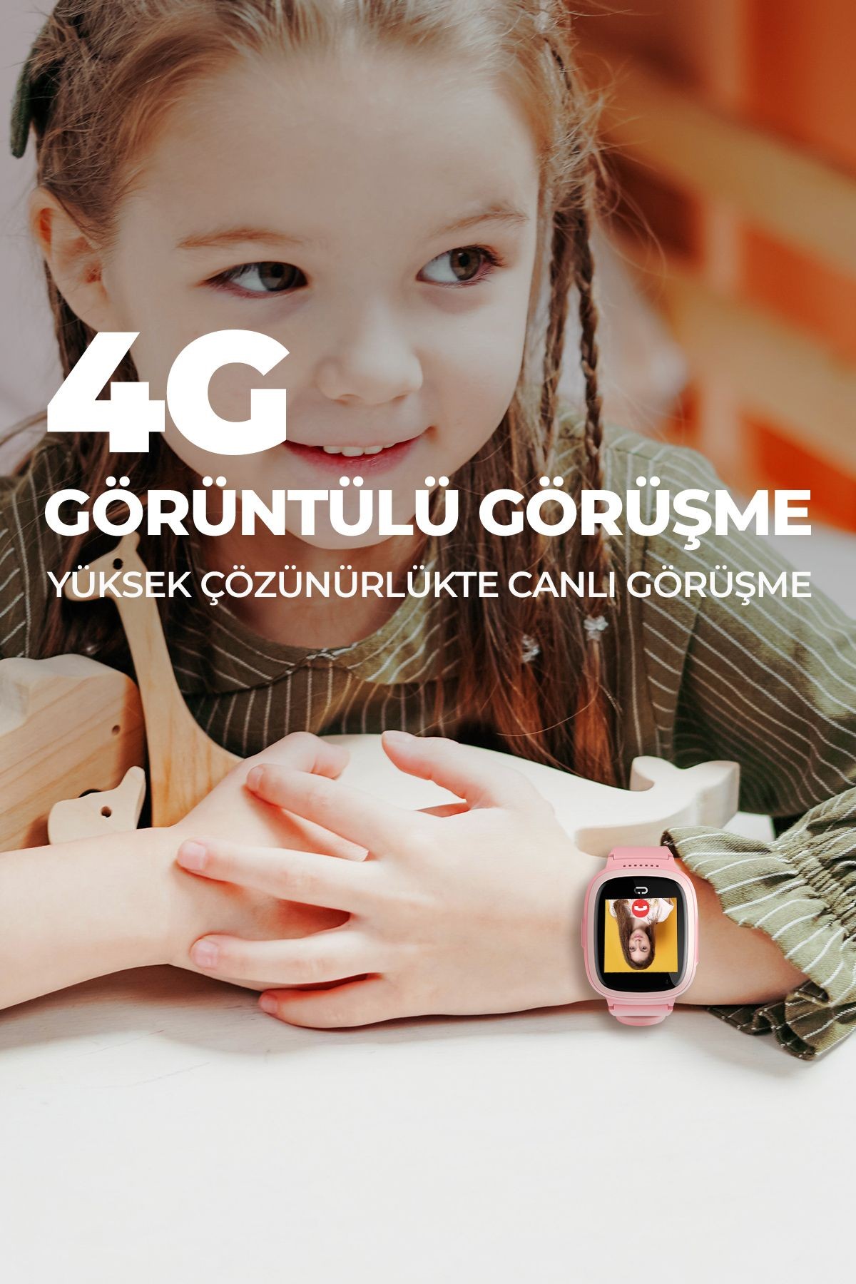 Havit KW11 4G Sim Kartlı Akıllı Çocuk Saati - Görüntülü Görüşme