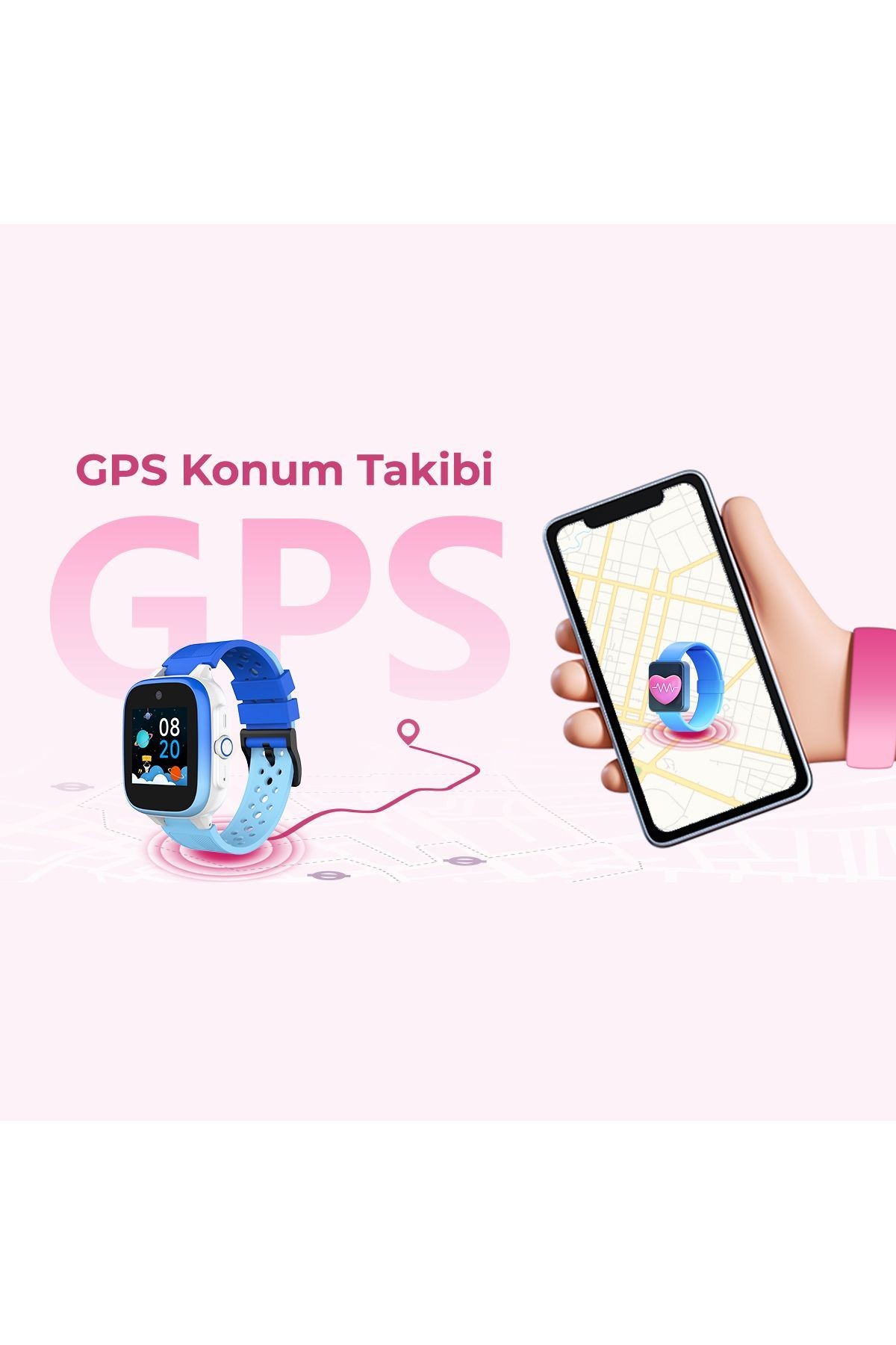Havit KW12 4G Sim Kartlı Akıllı Çocuk Saati - Görüntülü Görüşme ve Konum Takibi