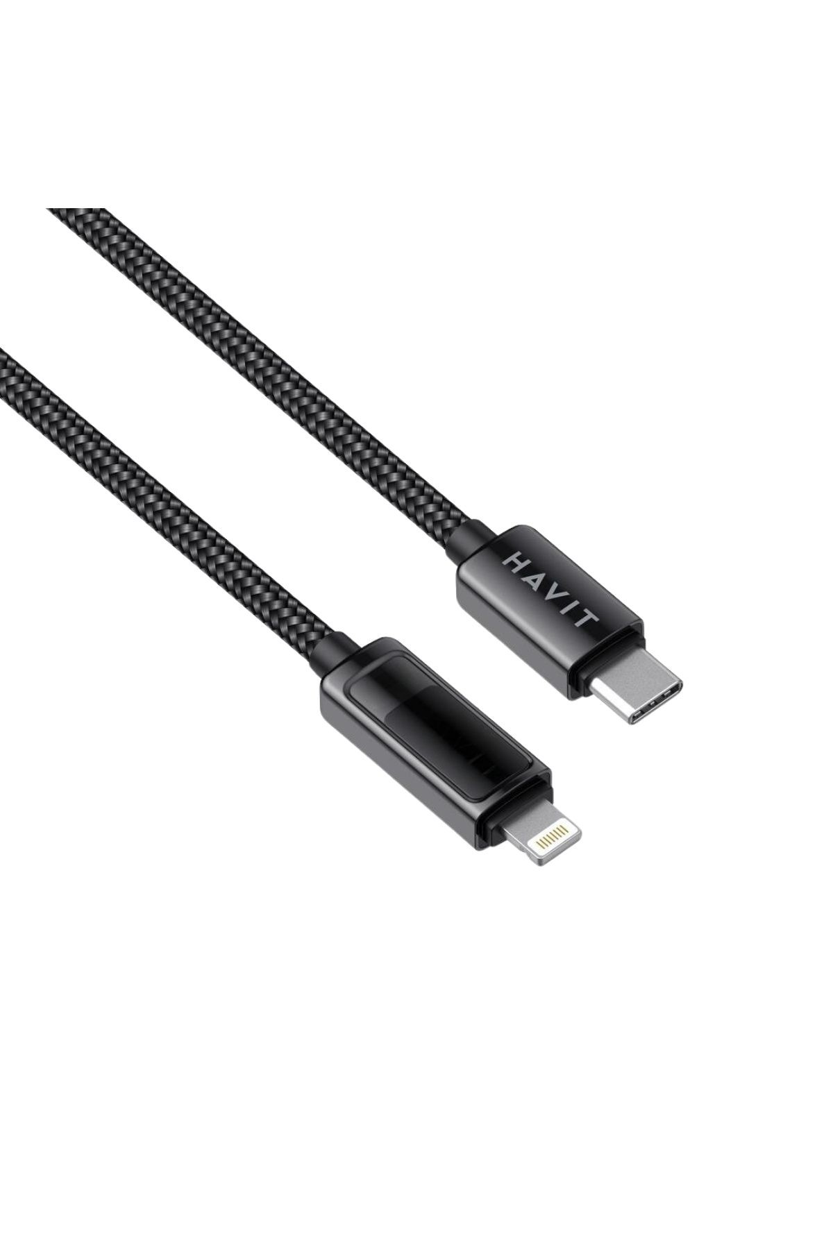 Havit CB6247 PD100W Type-C to Type-C Göstergeli Şarj Kablosu