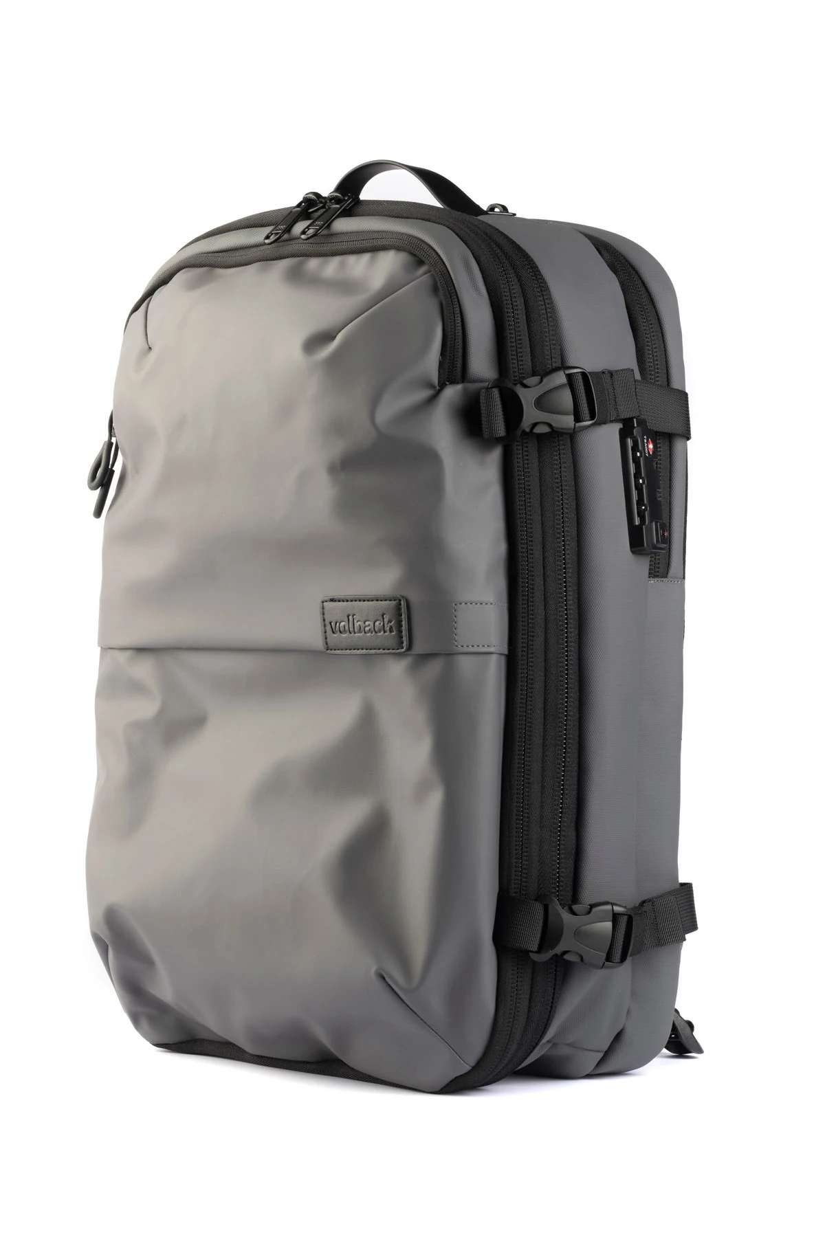 Seyahat İçin Vakumlu Sırt Çantası Su Geçirmez Kilitli Laptop Bölmeli