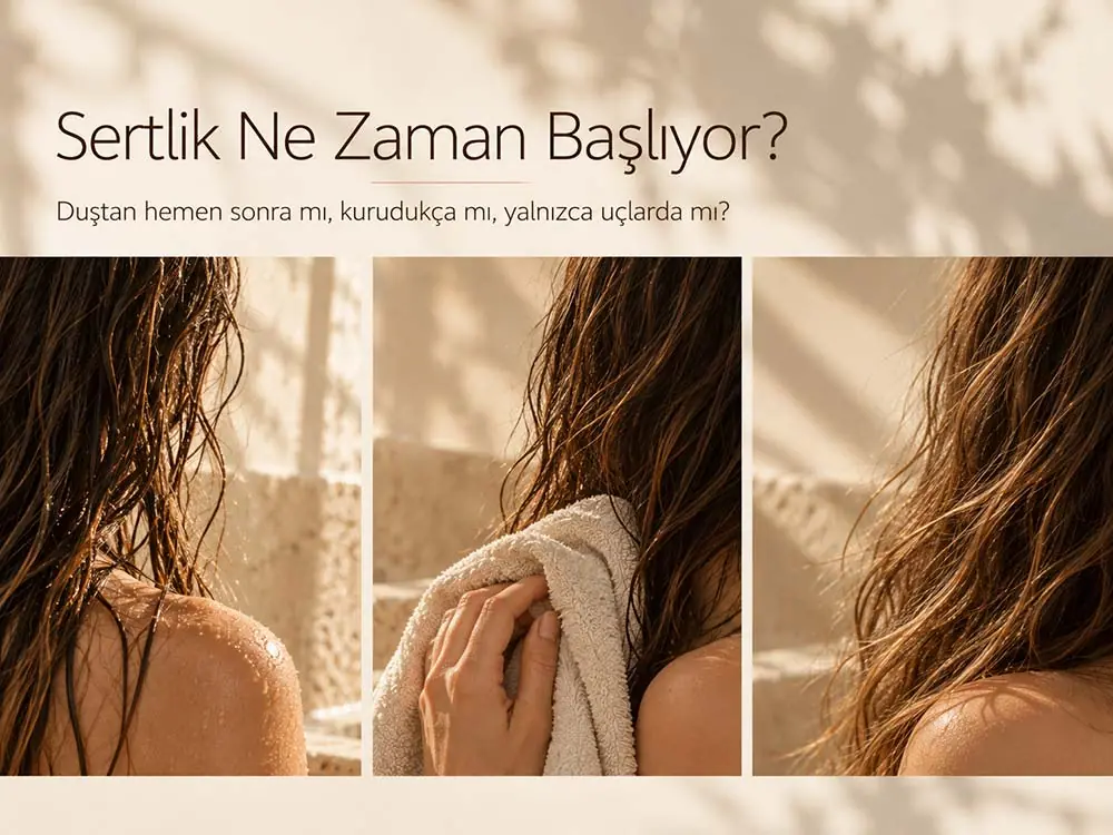 Saçta Sertlik Ne Zaman Ortaya Çıkıyor?