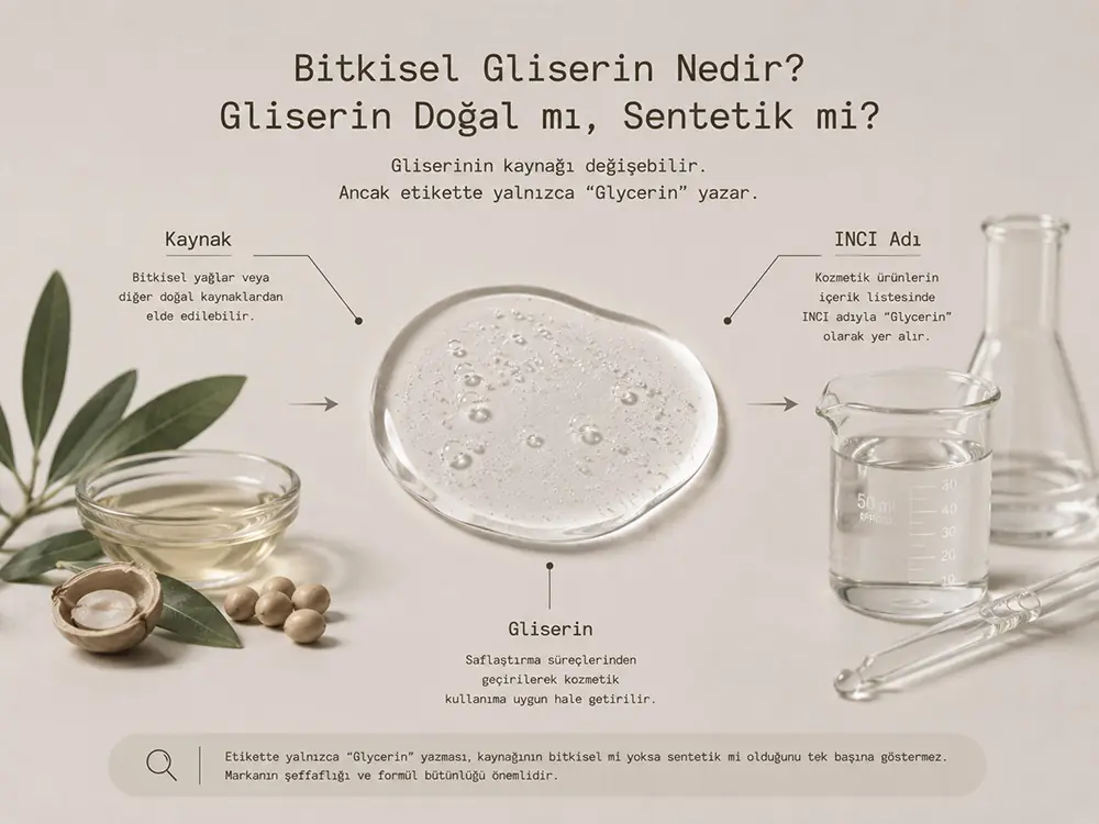 Bitkisel Gliserin Nedir? Gliserin Doğal mı, Sentetik mi?