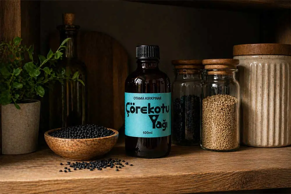 otama kırkpınar soğuk sıkım çörek otu yağı 100 ml