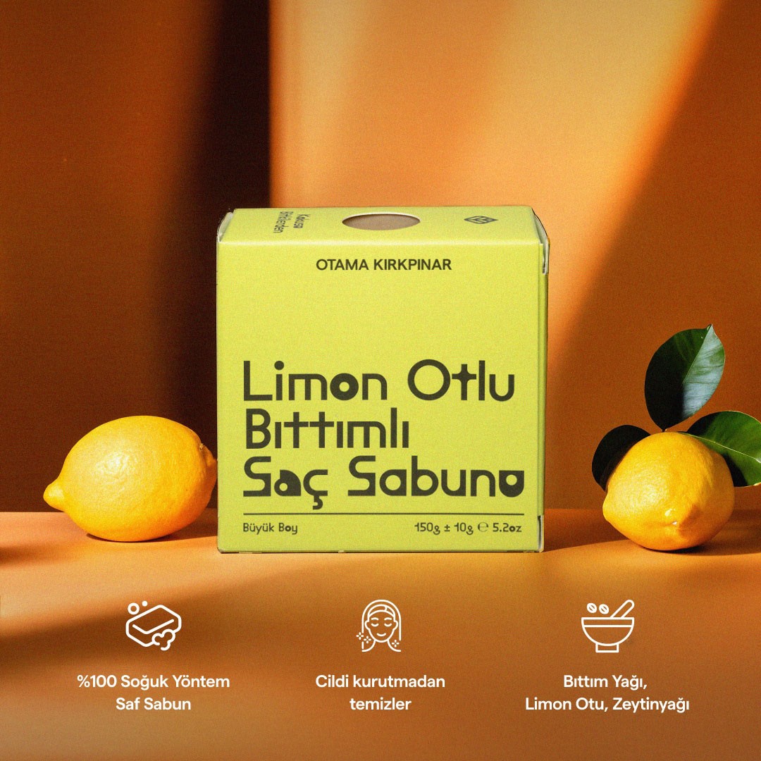 Doğal Limon Otlu Bıttımlı Saç Sabunu