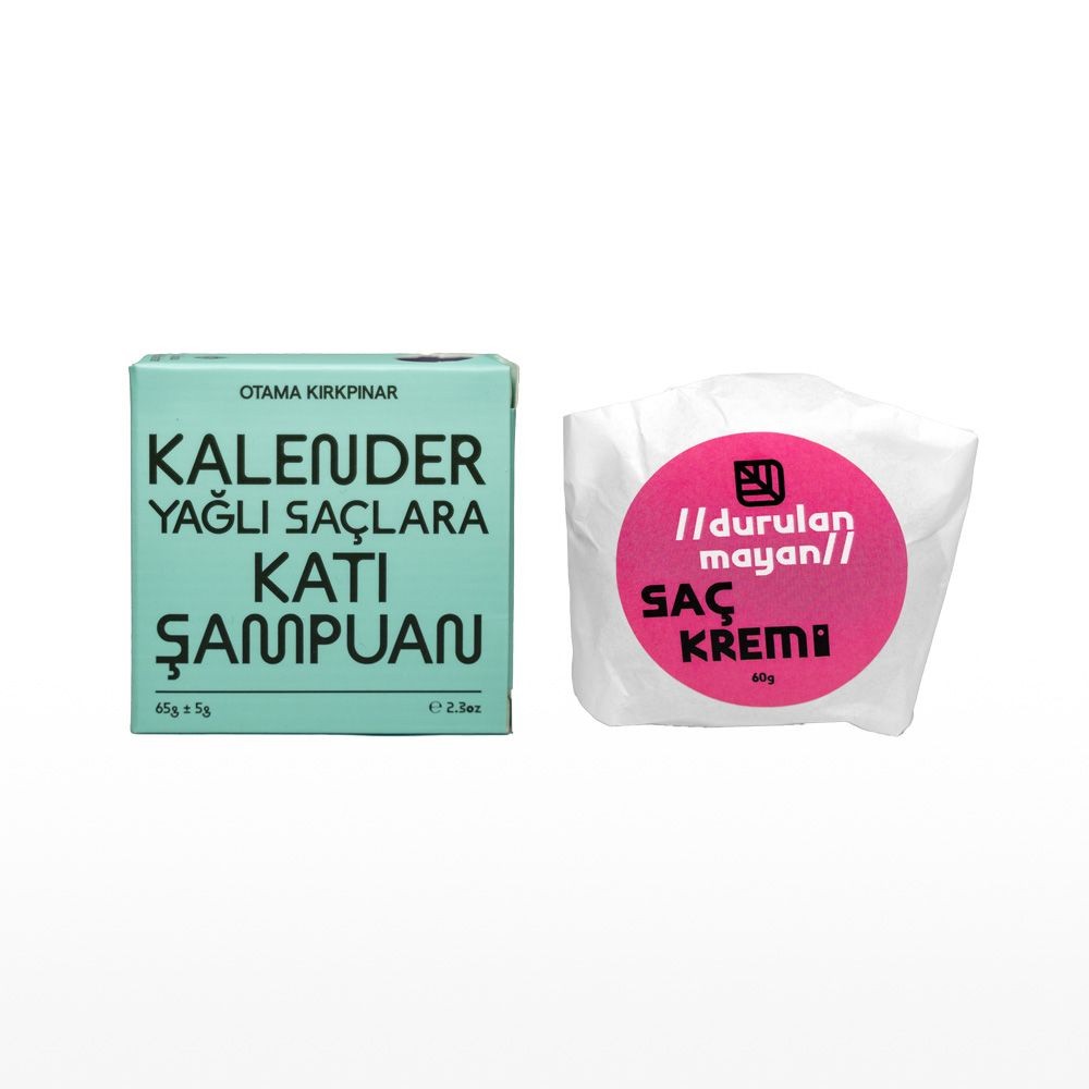 Kalender Katı Şampuan & Durulanmayan Saç Kremi