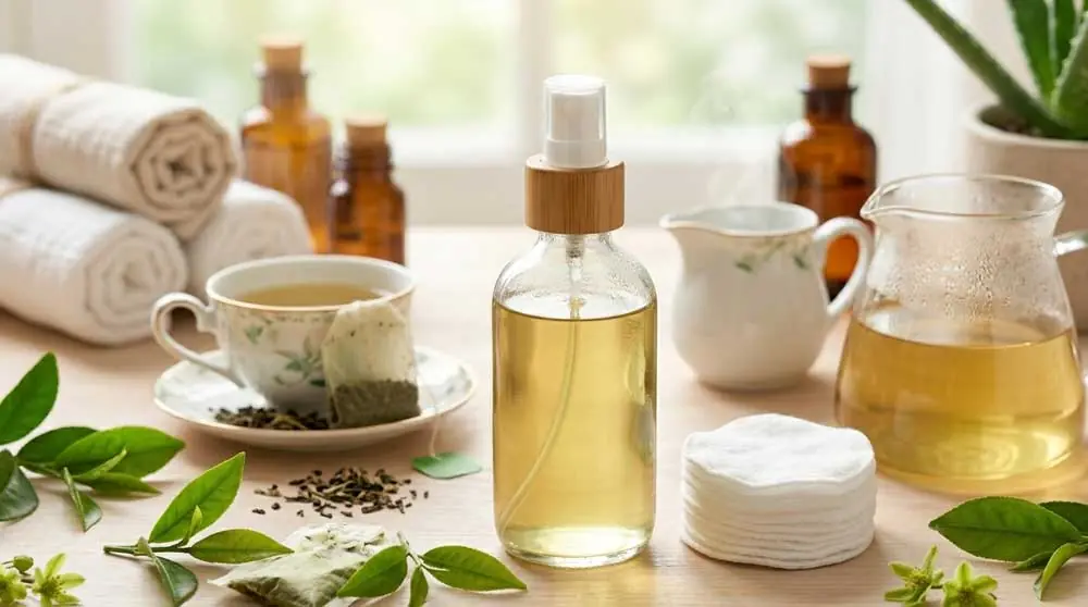 Yeşil Çay Toniği ile Ferahlatıcı ve Dengeleyici Bakım