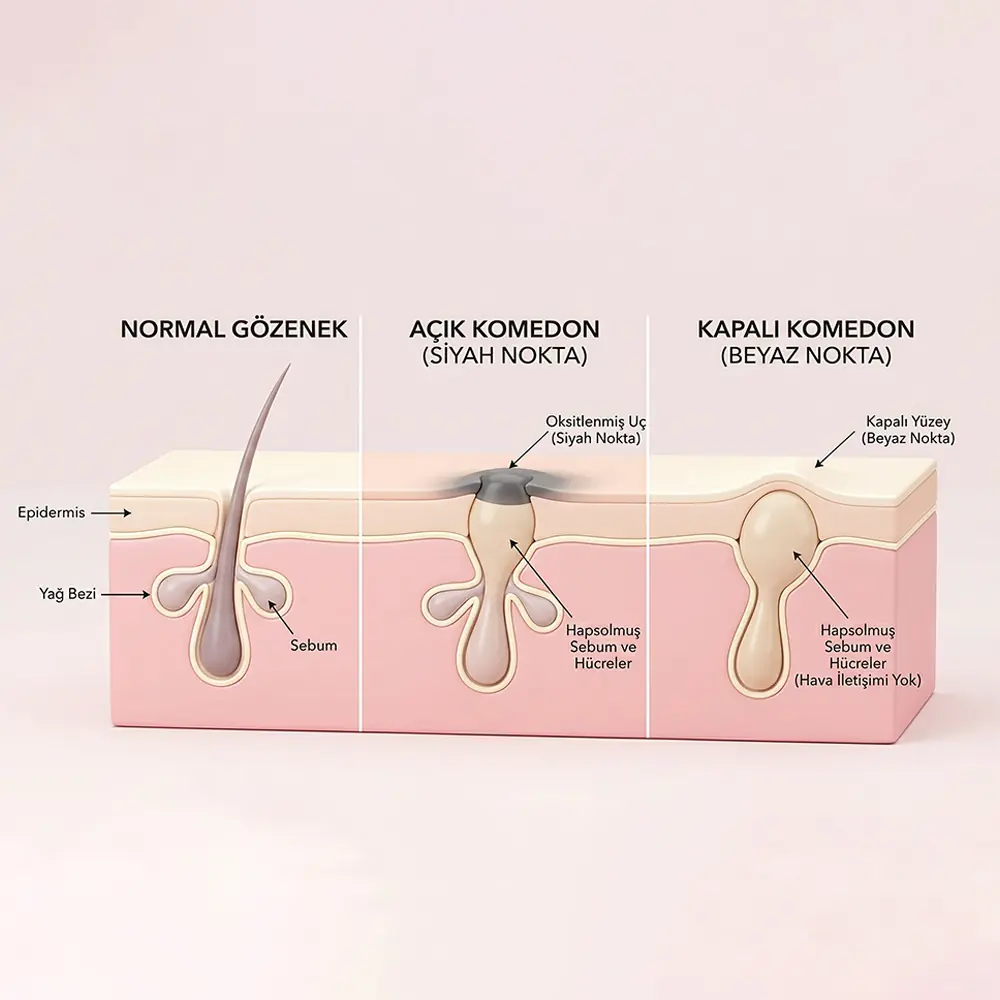 Komedon Çeşitleri