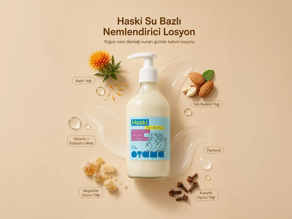 Haski Su Bazlı Nemlendirici Losyon