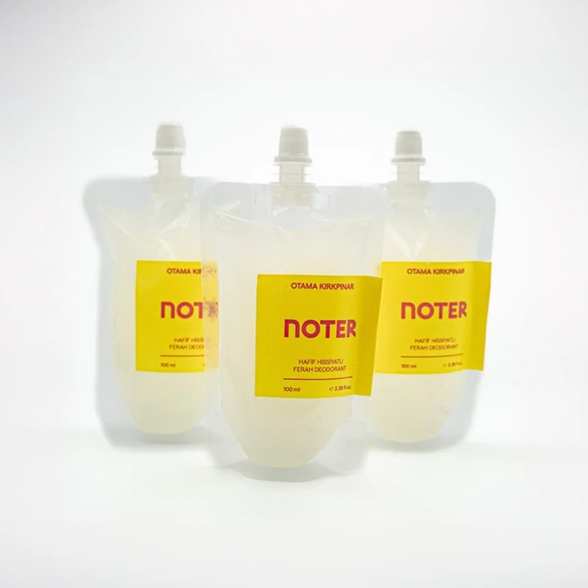 Noter Hafif Hissiyatlı Ferah Jel Deodorant - Noter Hafif Hissiyatlı Deodorant (3'lü Doypack - 100 ml)