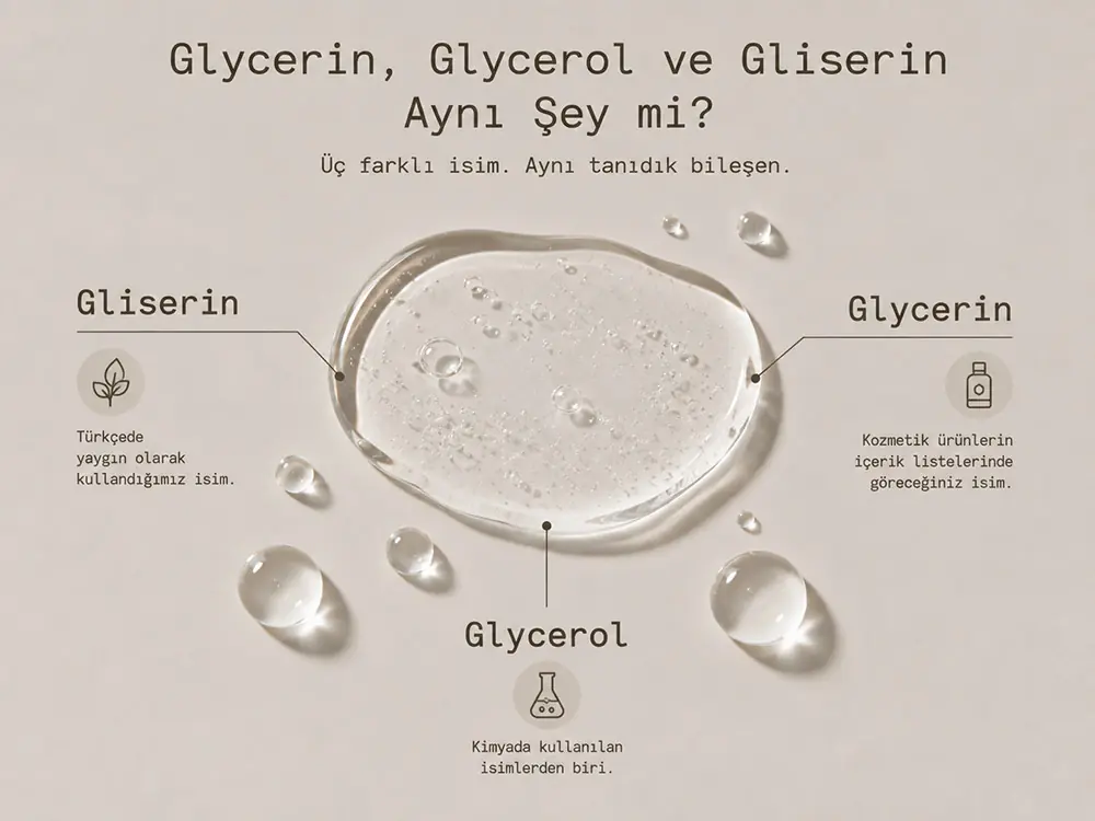 Glycerin, Glycerol ve Gliserin Aynı Şey mi