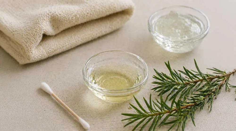 Seyreltilmiş Çay Ağacı Yağı ile Noktasal Bakım