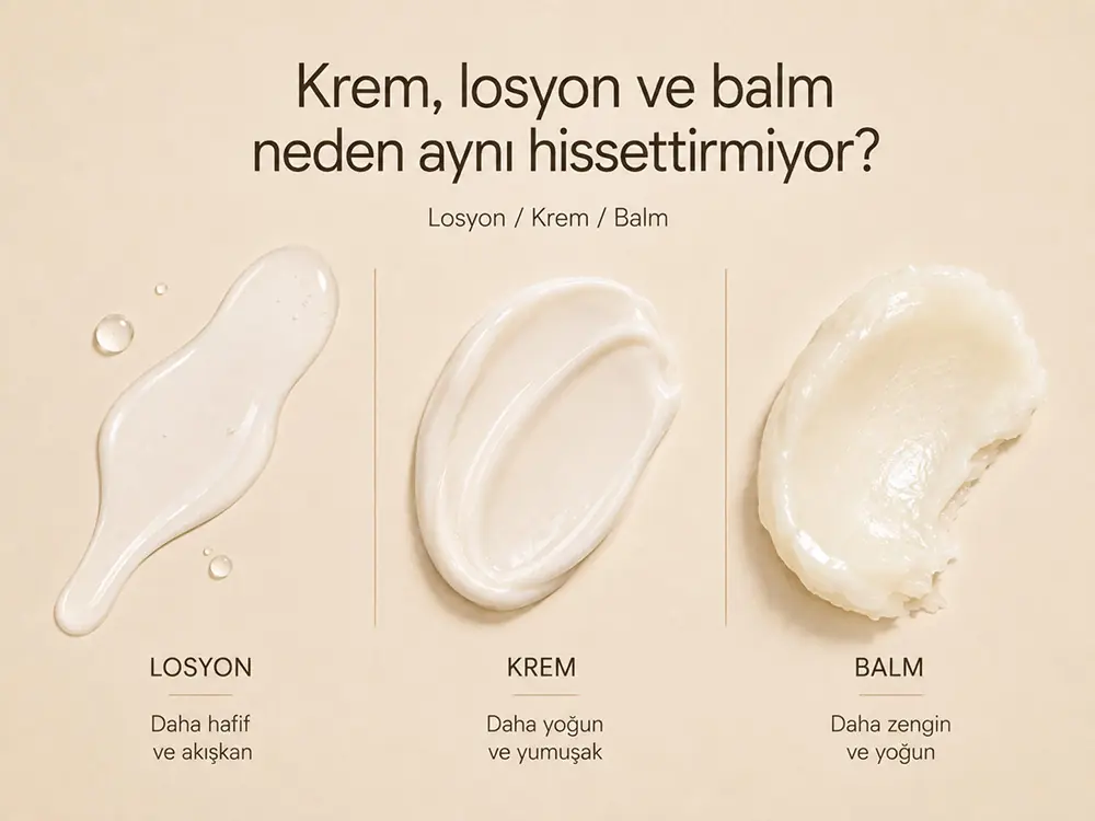 Krem, losyon ve balm