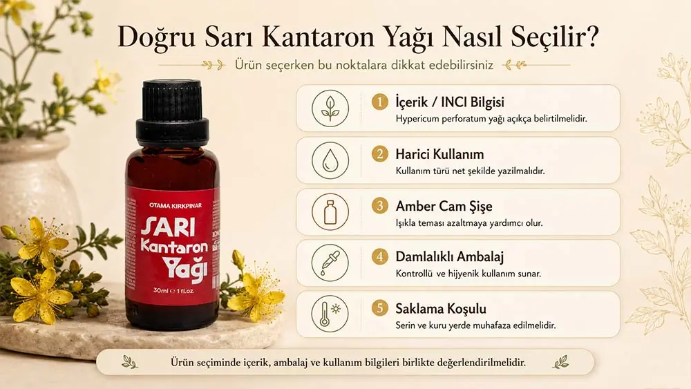 Doğru Sarı Kantaron Yağı Nasıl Seçilir?