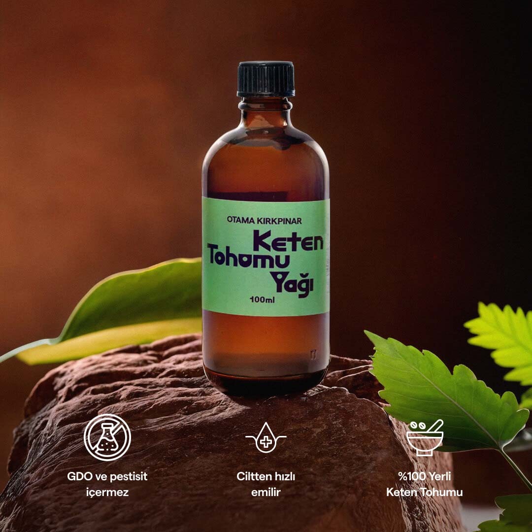 Soğuk Sıkım Keten Tohumu Yağı - 100 ML