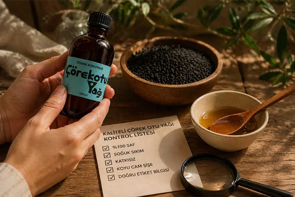 kaliteli çörek otu yağı nasıl anlaşılır