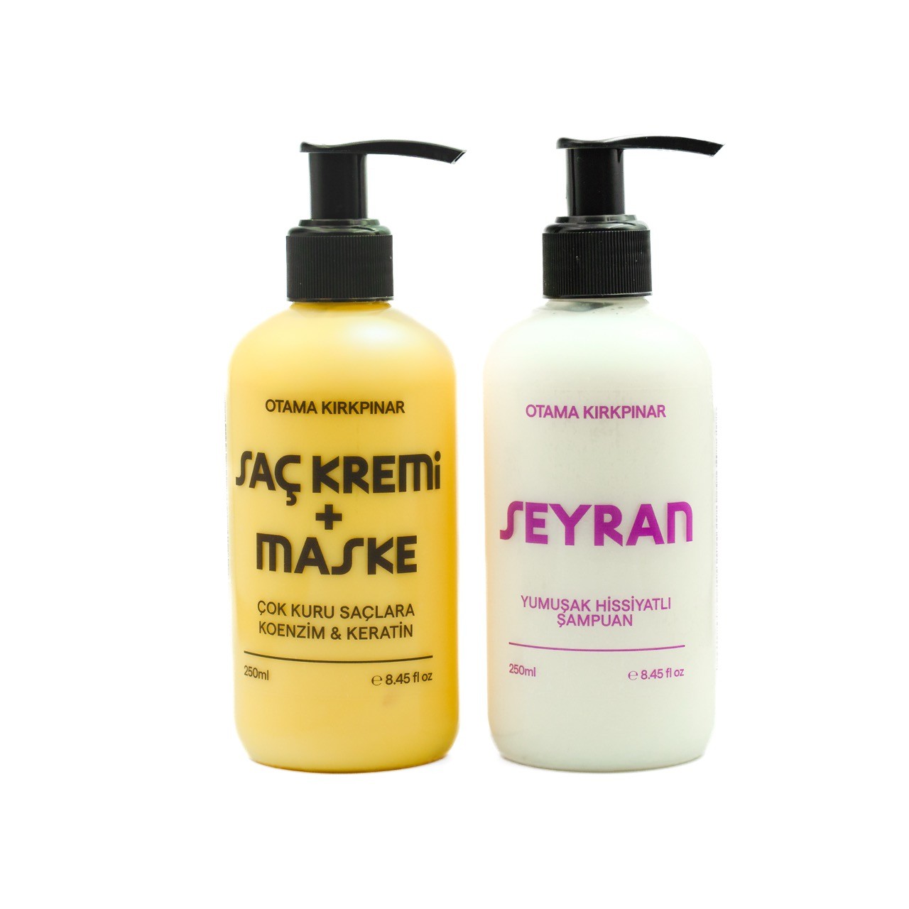 2'li Saç Bakım Seti (Seyran Sıvı Şampuan 250 ml + Saç Kremi + Maske - 250 ml)