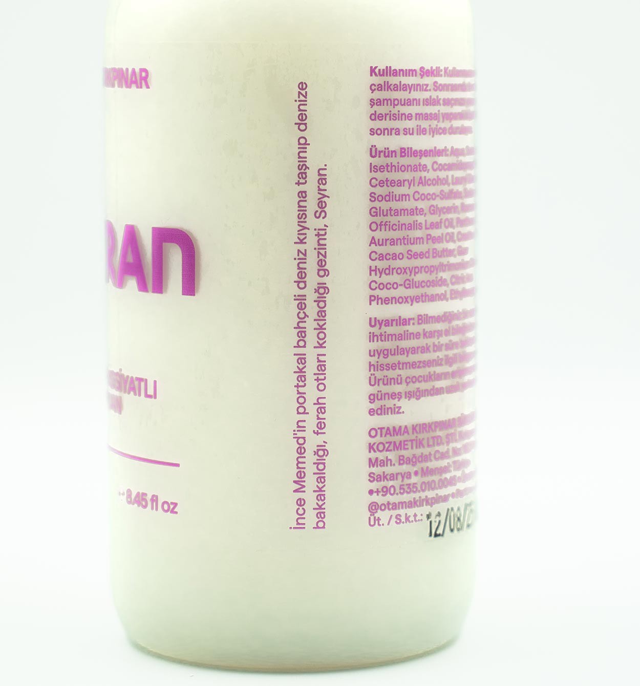 Seyran Yumuşak Hissiyatlı Bitkisel Şampuan - 250 ML 