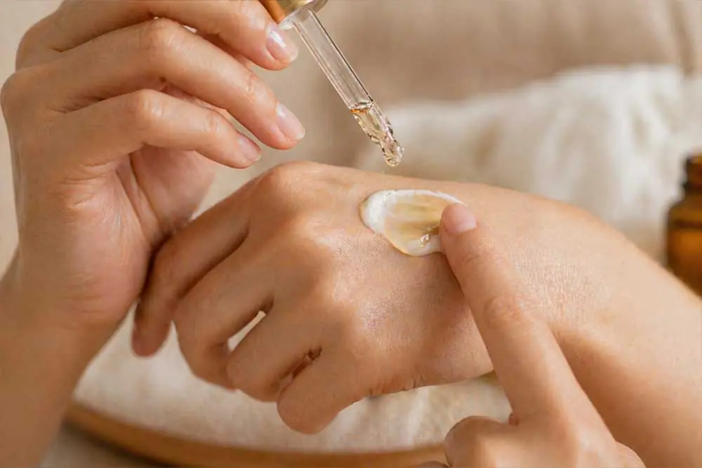 Hint yağı krem ve yağ karışımı