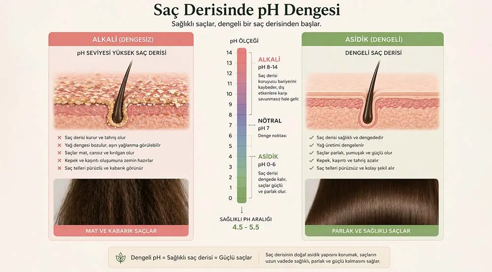 Dengeleme Etkisi (pH ve Sebum