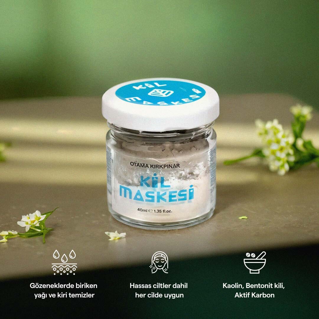 Doğal Arındırıcı Kil Maskesi 40 ML