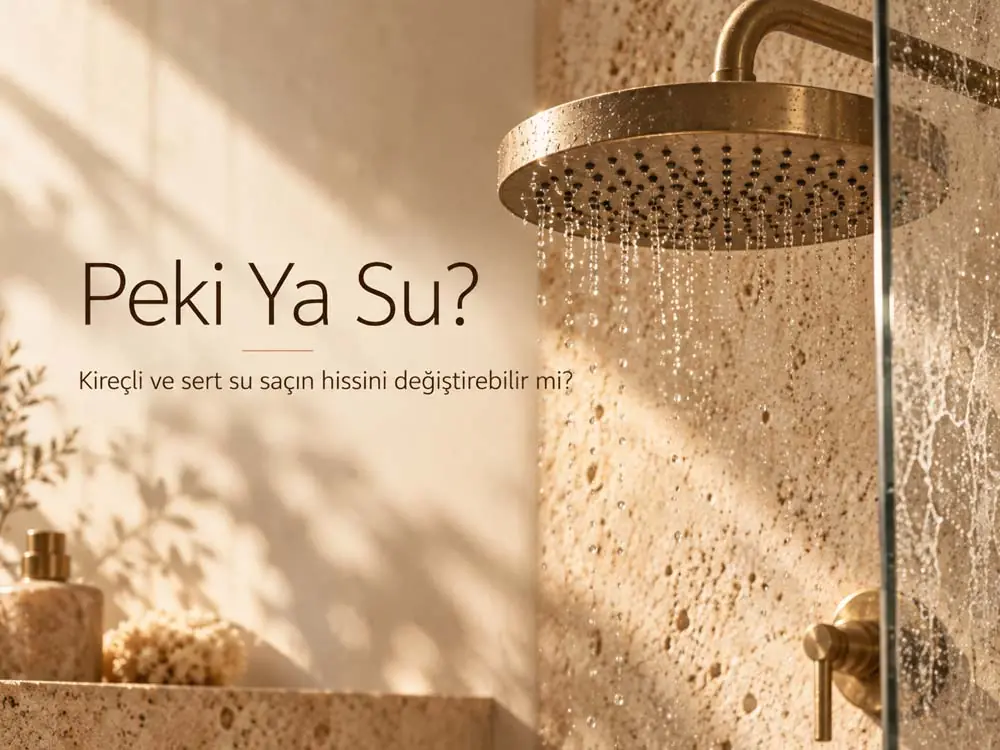Kireçli veya Sert Su Saçın Hissini Değiştirebilir mi?