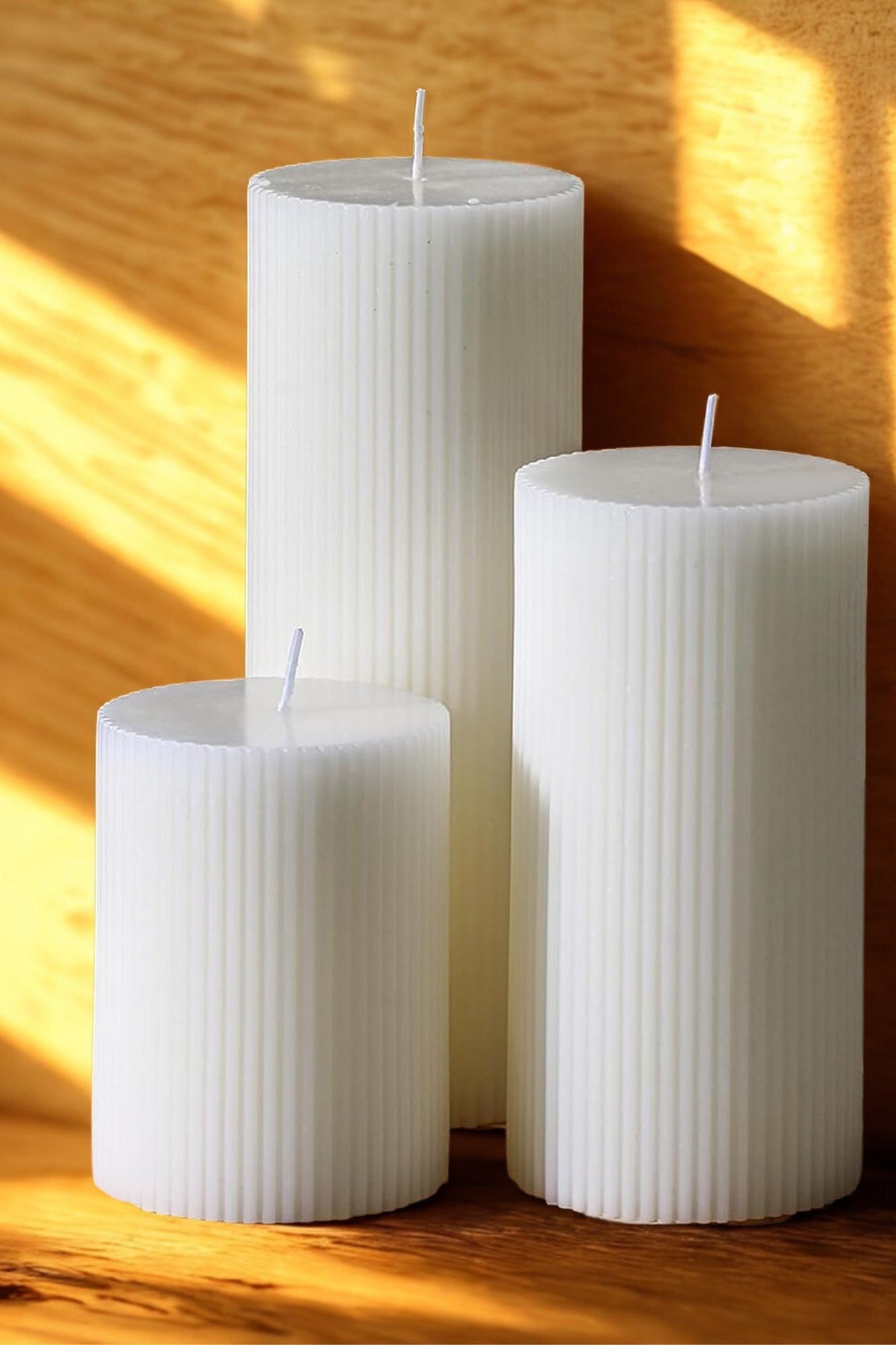 3 LÜ SİLİNDİR SOYA WAX KOKULU MUM