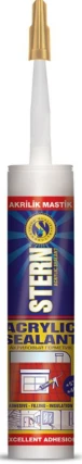 STERN.500 GR AKRİLİK SLİKONİZE MASTİK BEYAZ