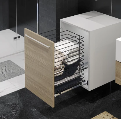 STARAX.8054 - A GİZLİ RAYLI ÇAMAŞIR SEPETİ 45 CM