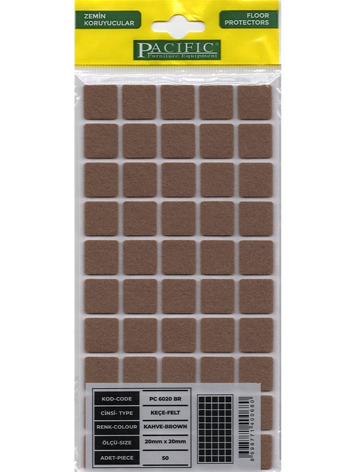 DİM.KAHVE PACIFIC YAPIŞKANLI KEÇE 20 MM * 20 MM
