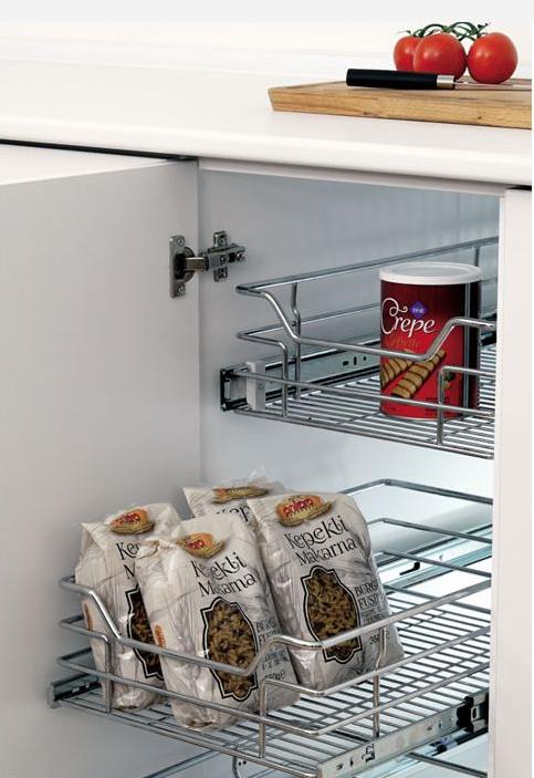 HUZ.2001 TLS RAYLI ÇEKMECE SEPETİ 35 CM