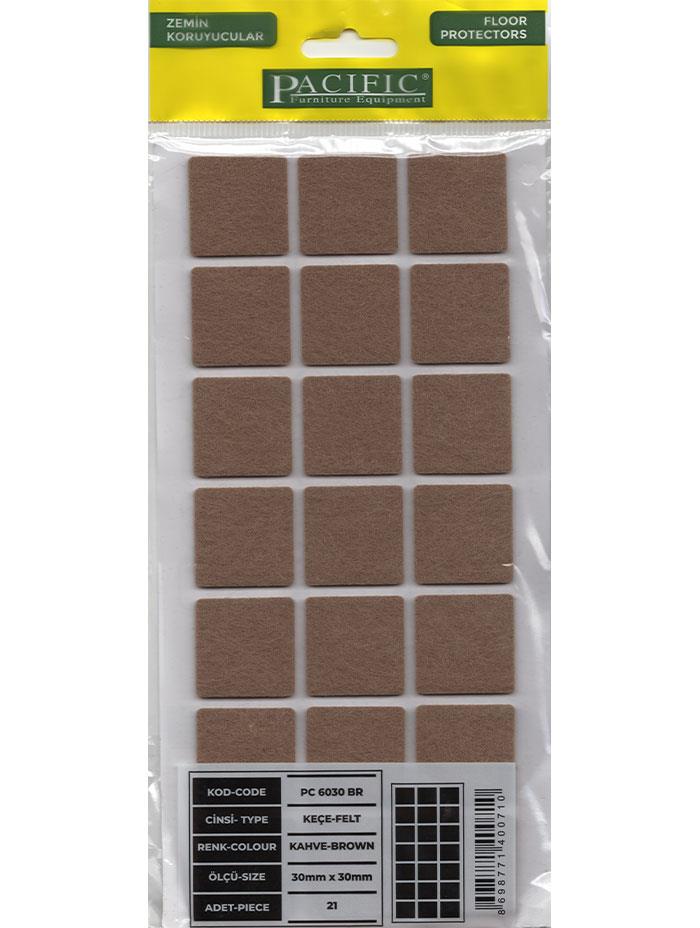 DİM.KAHVE PACIFIC YAPIŞKANLI KEÇE 30 MM * 30 MM