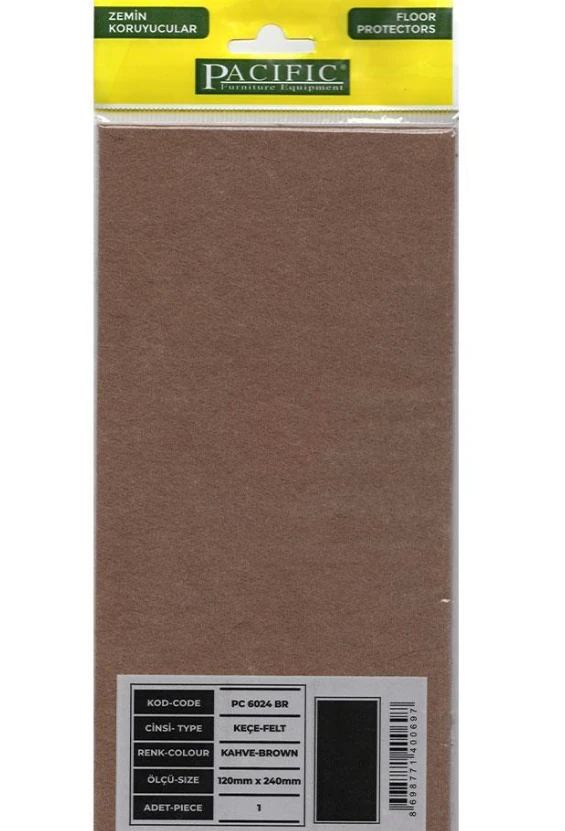 DİM.KAHVE PACIFIC YAPIŞKANLI KEÇE 120 MM * 240 MM
