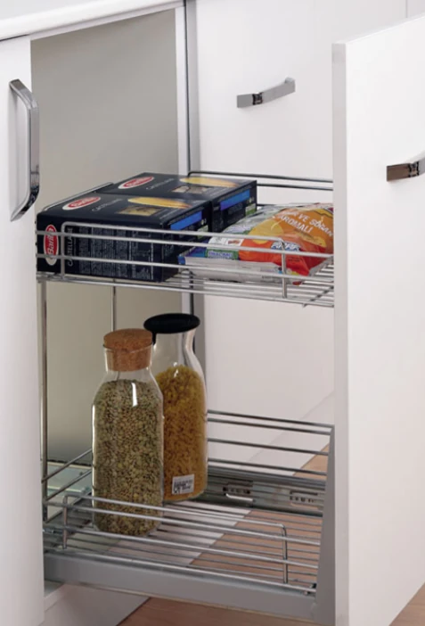 HUZ.2610 TLS.RAYLI TABAKLI VE ŞİŞELİKLİ İKİ SEPETLİ ÜNİTE M:300 