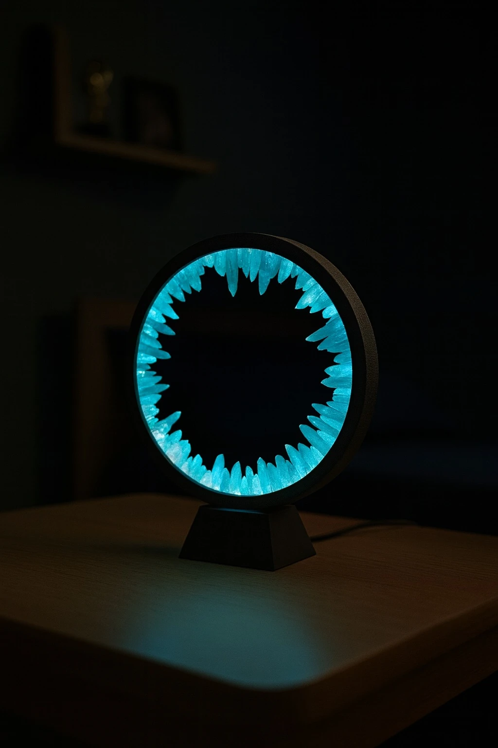 KRİSTAL BLUE LED ÇEMBER AYDINLATMA