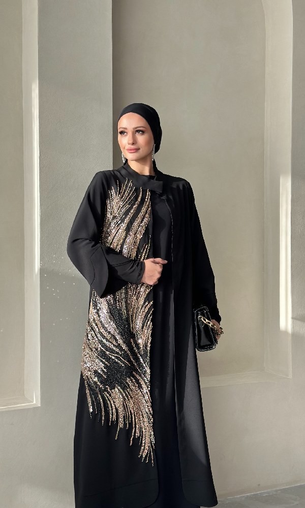 Ön Komple İş Abaya - gold