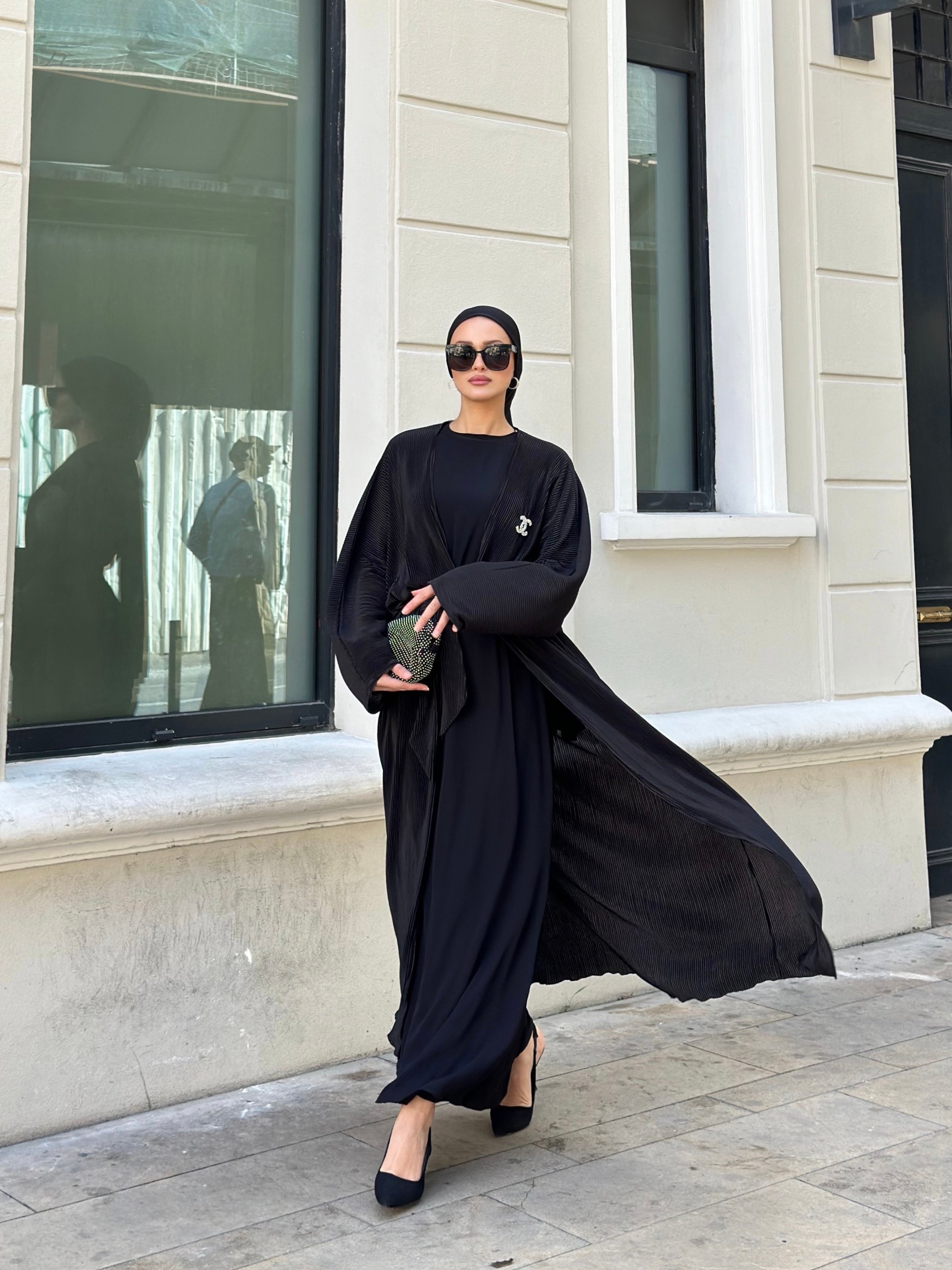 Fitilli abaya - siyah