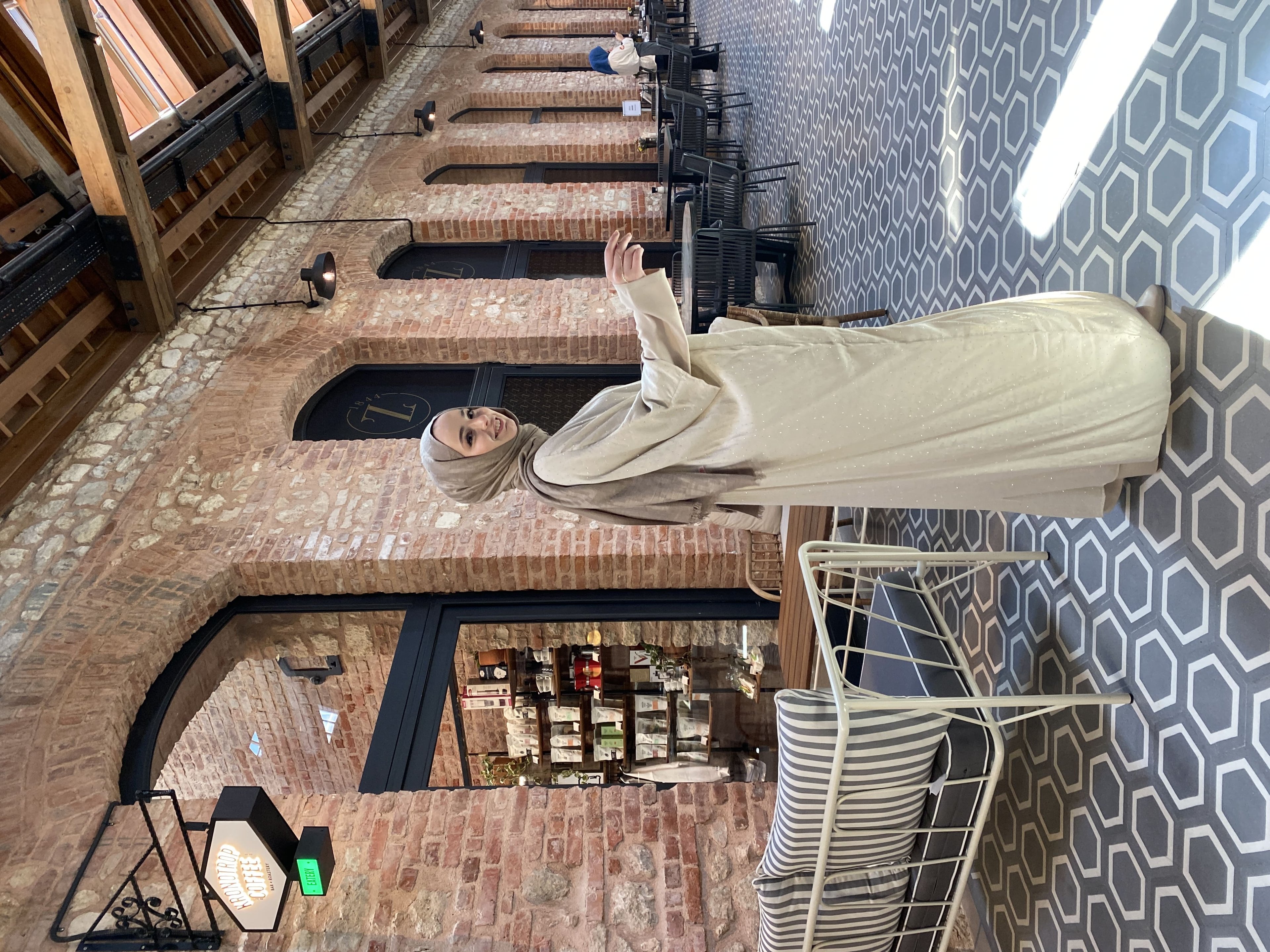 Keten Pamuklu Kumaş Salaş Model Abaya 