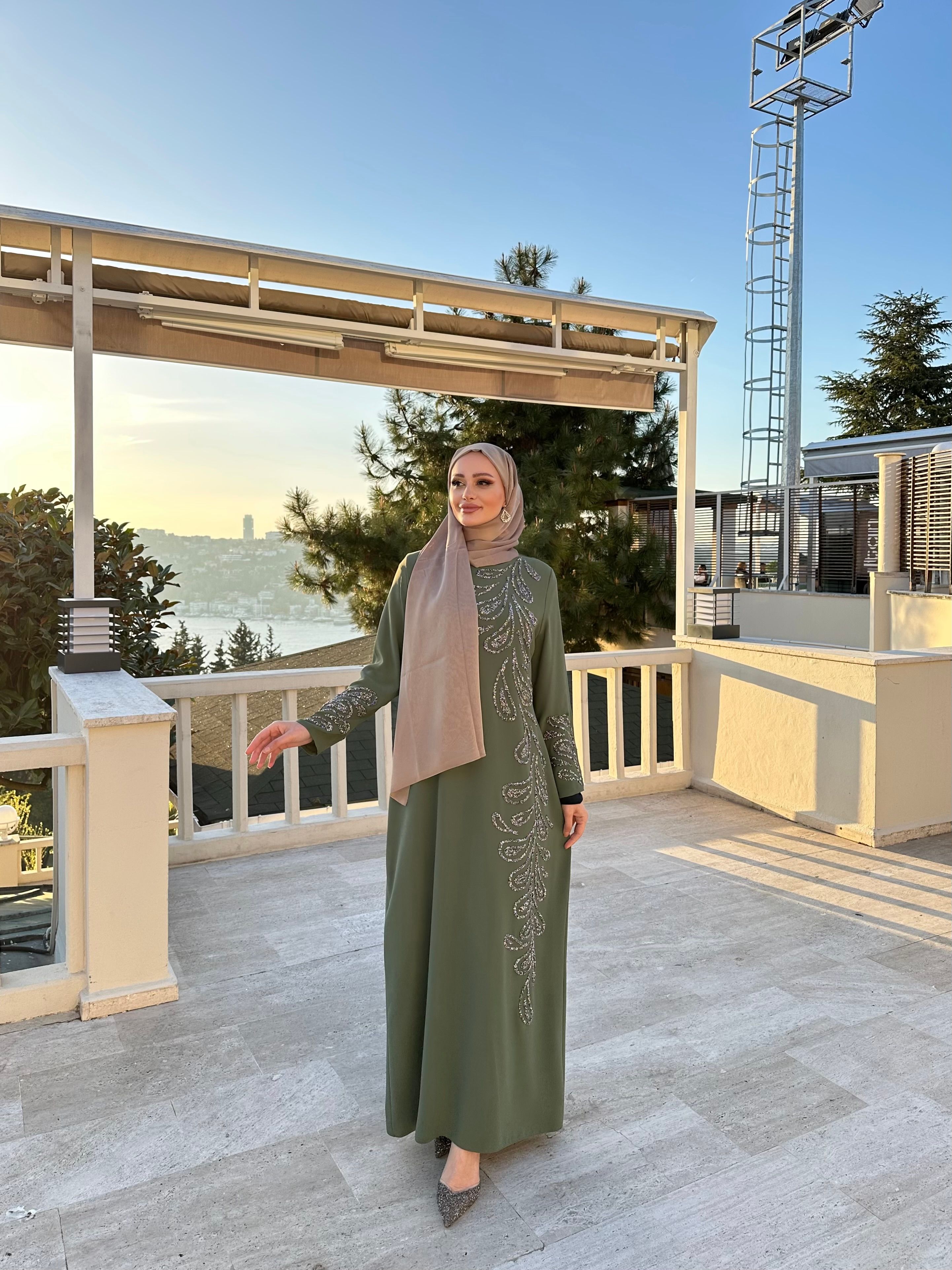 Selma Özkan Özel Tasarım 1049 - Green