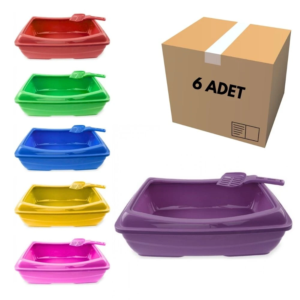 Açık Kedi Tuvaleti (6 Adet)