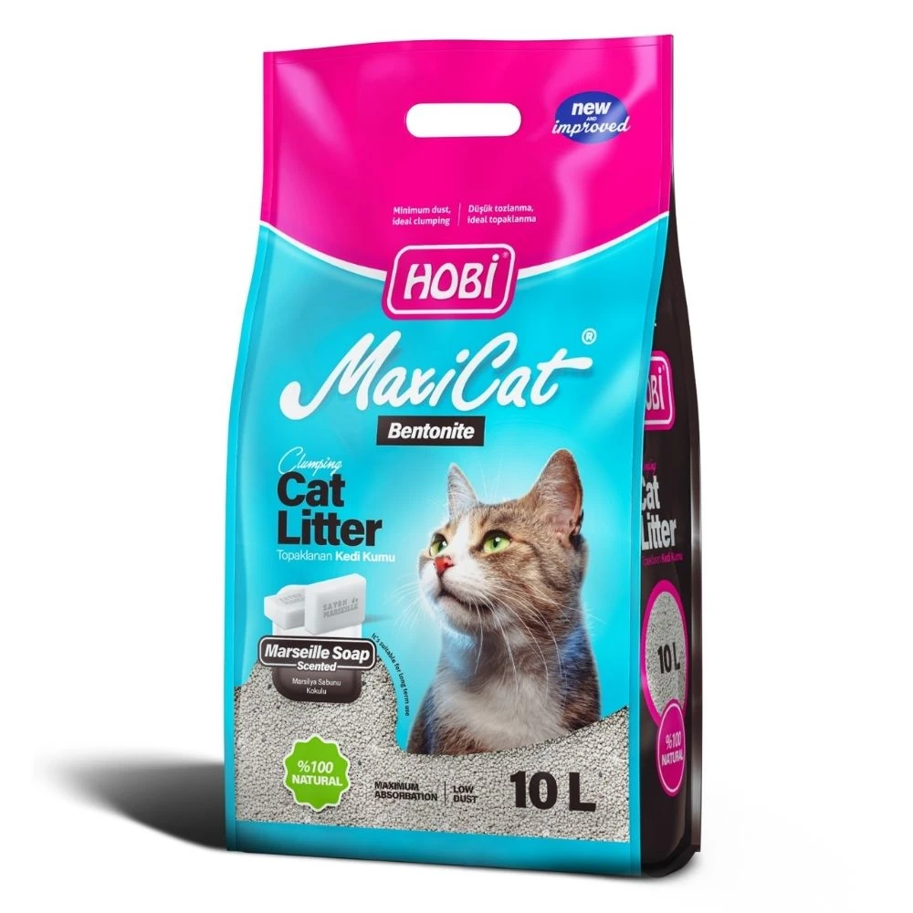 Hobi Maxicat Marsilya Sabunlu Kedi Kumu 10 LT