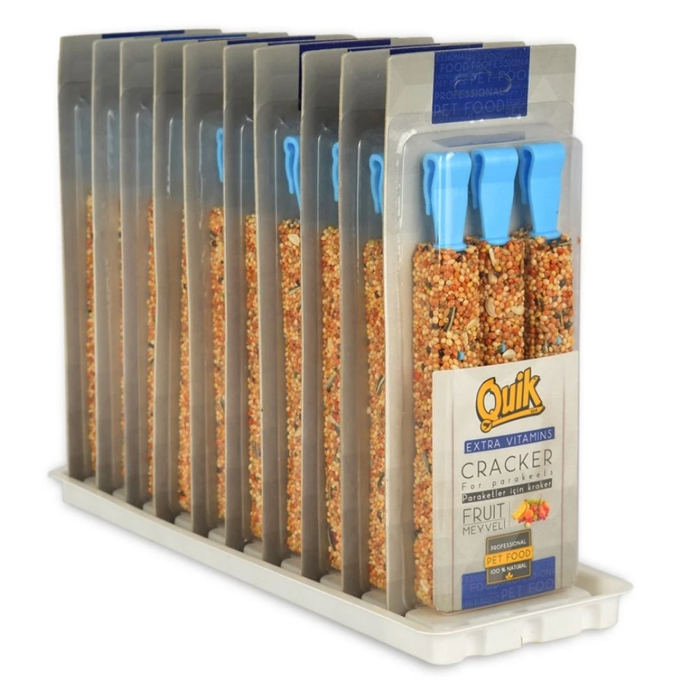Quik Meyveli Paraket Krakeri 3'lü (10 Adet)