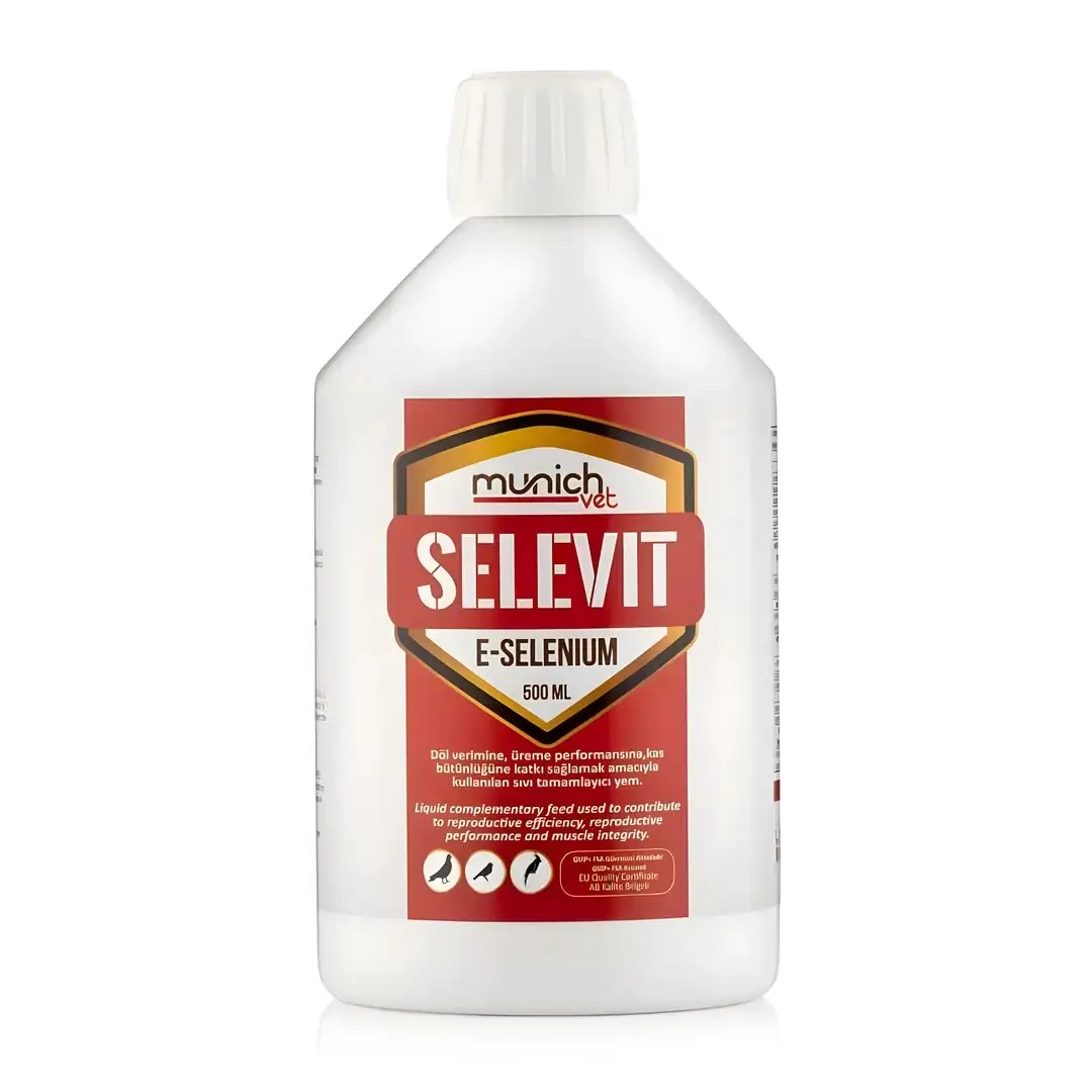 MunichVet Selevit Üreme Vitamini Selenyum + E Vitamini 500 ML