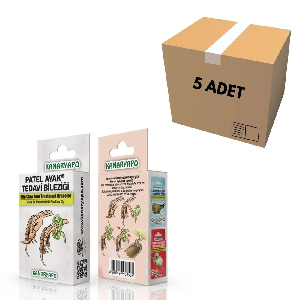 Patel Ayak Tedavi Bileziği (5 Adet)