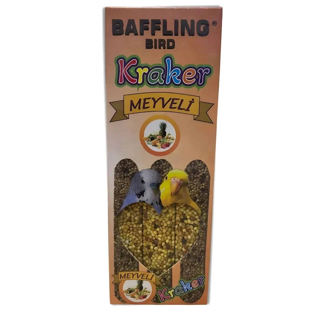 Baffling Meyveli Muhabbet Kuşu Krakeri 3'lü