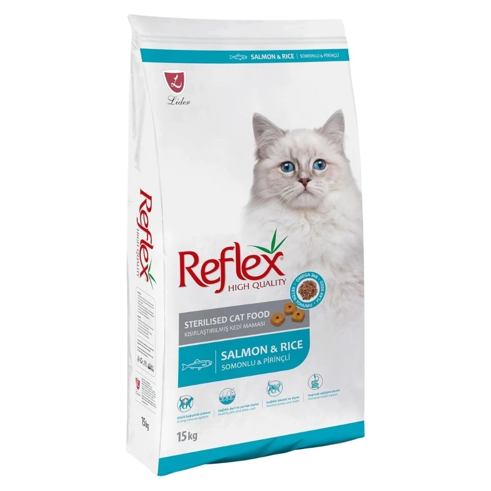 Reflex Somonlu Kısır Kedi Maması 15 KG