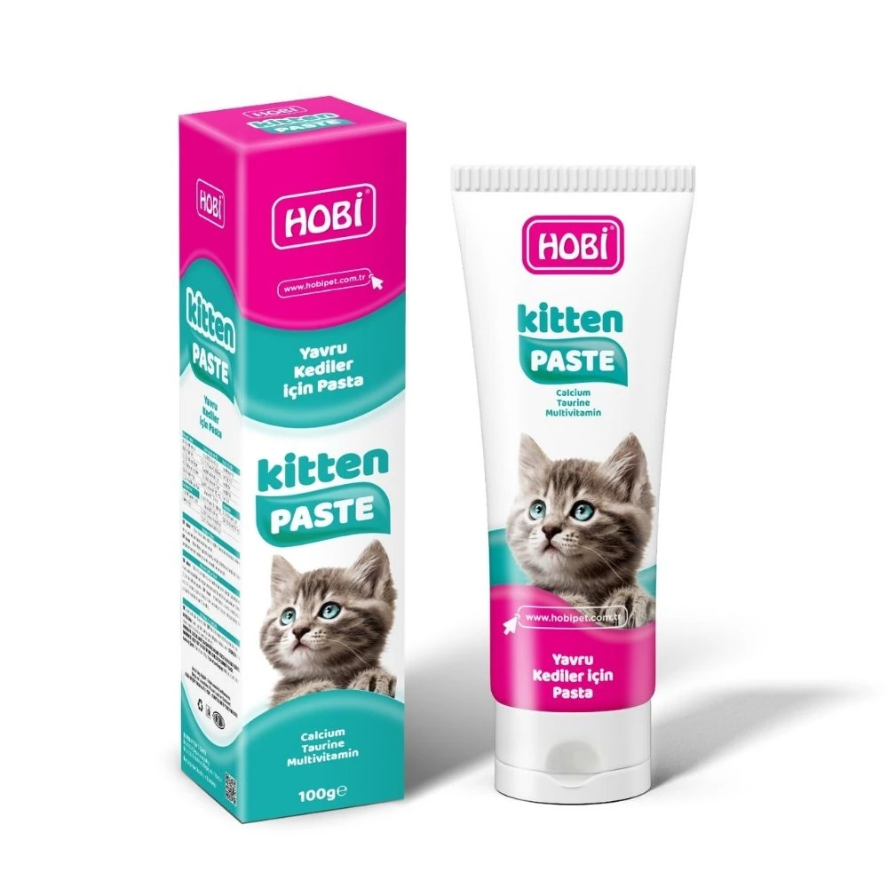 Hobi Kitten Paste Yavru Kediler İçin Multivitamin Pastası 100 GR