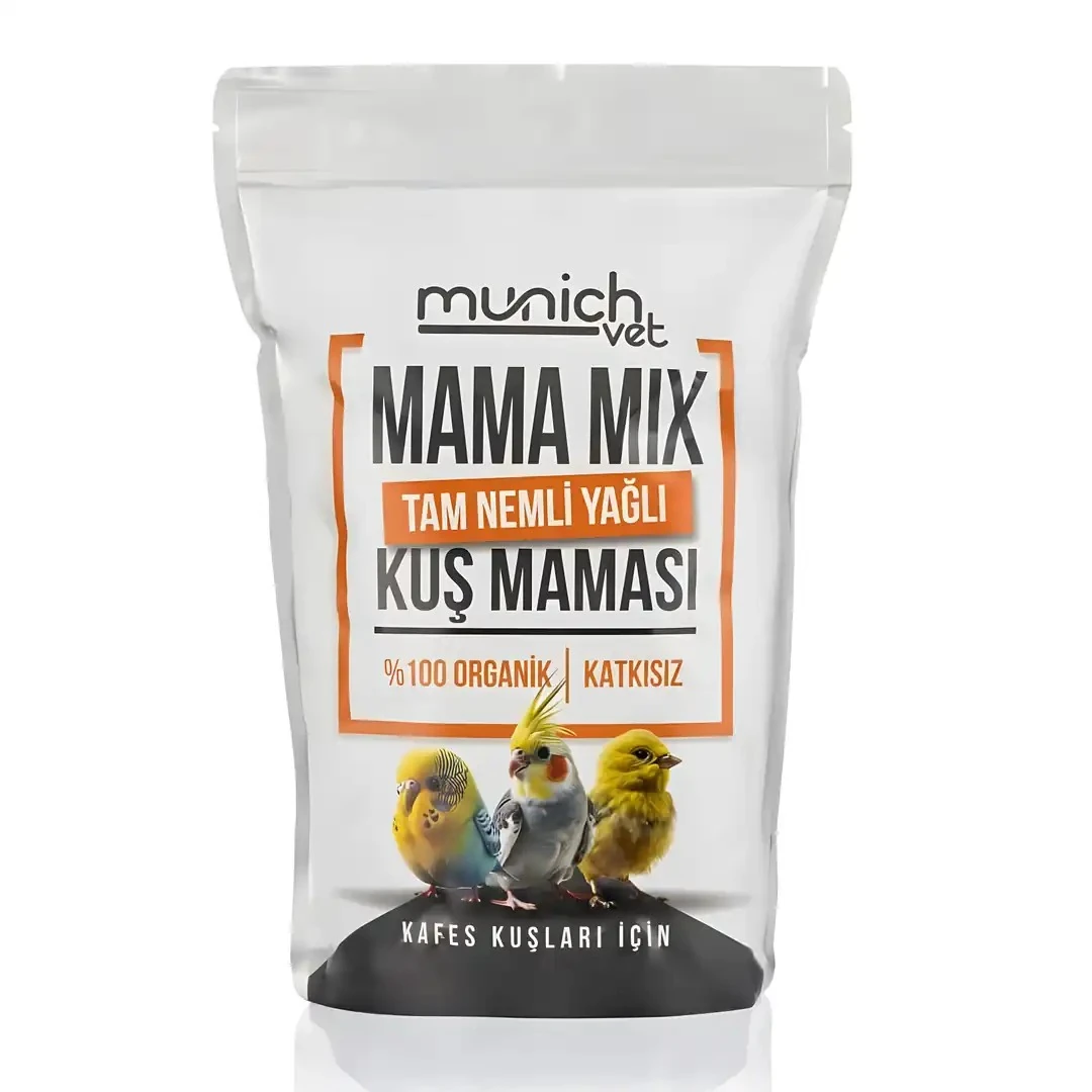 MunichVet Mama Mix Nemli Tam Yağlı Kuş Maması 1 KG