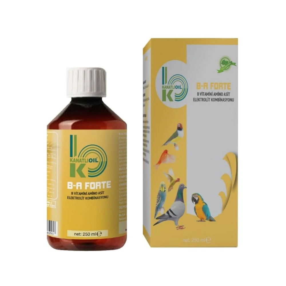 Kanatlı Oil B-A Forte B Vitamini Amino Asit Elektrolit Kombinasyonu 250 ML