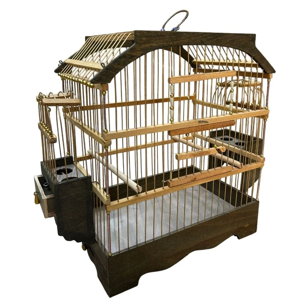 Ahşap Kafes Büyük Telli